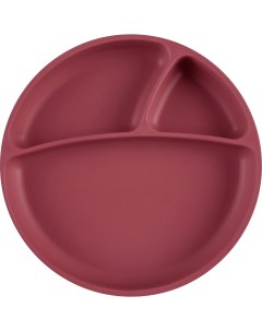 Тарелка с присоской для кормления Менажница Portions Velvet Rose 0 Бордовый Minikoioi