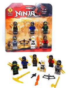 Мини фигурки героев игр и фильмов Майнкрафт Мстители LOL Ninja Panawealth