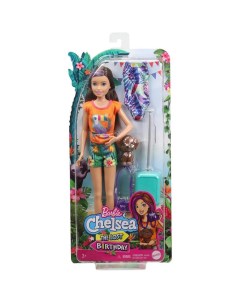 Кукла Mattel Скиппер брюнетка в шортах с питомцем и аксессуарами GRT88 Barbie