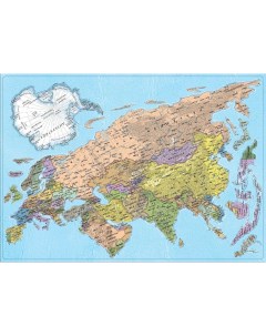 Карта пазл Большой пазл мира по странам Гео-трейд