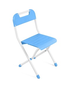 Детский складной стульчик со спинкой ССД02 Белый Ниагара Дэми