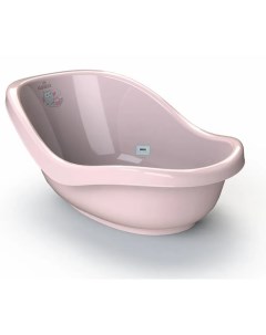 Ванночка для купания новорожденных Дони с термометром розовая Kidwick