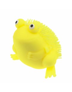 Игрушка антистресс Крутой замес лягушка 7 см желтая 1toy
