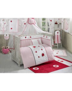 Комплект постельного белья Little Ladybug цвет стандарт 6 предметов арт KIDB Kidboo