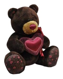 Мягкая игрушка Медведь мальчик Choco с сердцем 20 см Orange toys