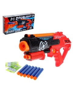 Игрушка Doubleshot Gun стреляет мягкими пулями Woow toys