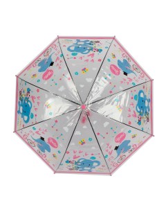 Зонт трость детский ZHD006 розовый Little mania