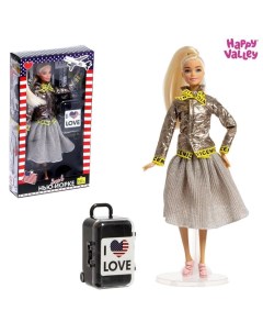 Кукла модель Элис в Нью Йорке с аксессуарами серия Вокруг света Happy valley