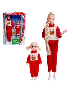Набор кукол Family Look Ксения Снежные истории Happy valley
