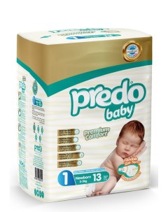 Подгузники для новорожденных Baby 1 Newborn 2 5кг 54шт Predo