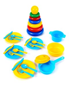 Набор игрушечной посуды развивающие игрушки для песочницы N00976 VP 2 5 Верес-про