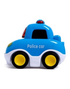 Музыкальная игрушка ZABIAKA Полицейская машина цвет синий звук свет Забияка