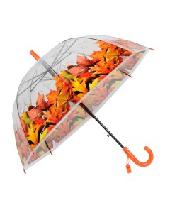 Зонт трость детский KLU001 оранжевый Little mania