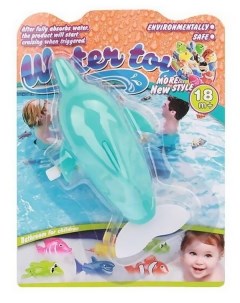 Игрушка для ванной Веселое купание Дельфин заводной PT 01481 Abtoys