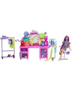 Кукла Экстра Игровой набор Туалетный столик GYJ70 Barbie