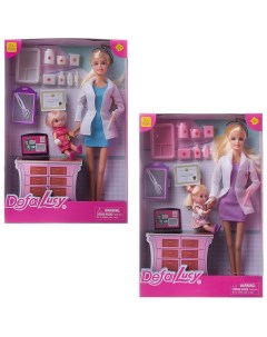 Кукла Defa Lucy На приеме у доктора 2 вида в коллекции 8348d Junfa toys