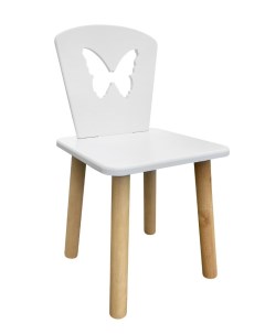 Детский стул Бабочка белоснежный Русэкомебель