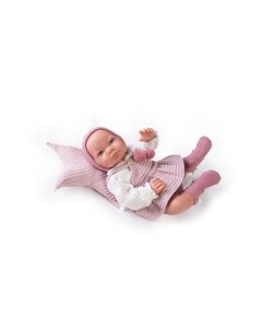 Кукла Малышка Ника с подушкой в виде звезды арт 33230 Antonio juan