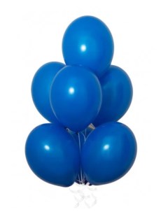 Воздушные шарики Синие 30 см набор 100 шт натуральный латекс Up&up