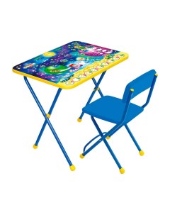 Комплект детской мебели Познайка стол стул Математика в космосе Nika
