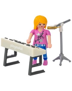 Игровой набор Экстра набор Певица с синтезатором Playmobil
