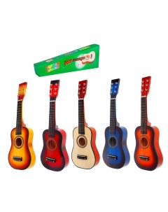 Музыкальная игрушка Гитара 58 см 6 струн медиатор в ассортименте 479363 Nobrand