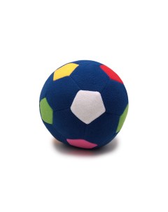 F 100 BMlt Мяч мягкий цвет синий мультиколор 23 см Magic bear toys