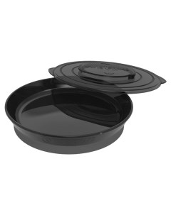 Тарелка цвет черный Black Twistshake