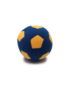 Детский мяч F 100 BY Мяч мягкий цвет сине желтый 23 см Magic bear toys