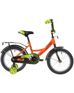 Велосипед Vector 2022 городской детский рама 16 колеса 16 оранжевый са Novatrack