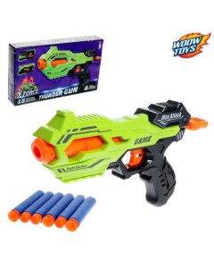 Бластер игрушечный THUNDER GUN стреляет мягкими пулями Woow toys