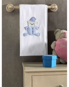 Плед флисовый Teddy Boo blue 80x120 см Kidboo