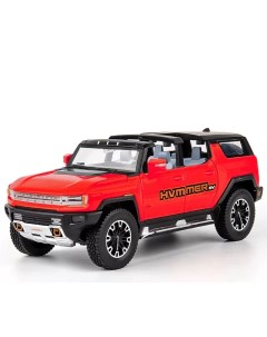 Коллекционная игровая модель GMC Hummer EV SUV металлическая свет звук 22 см Xlg