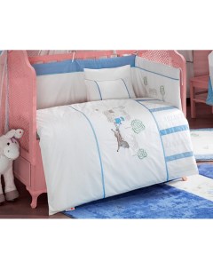 Комплект постельного белья Little Farmer цвет голубой 6 предметов арт KIDB Kidboo