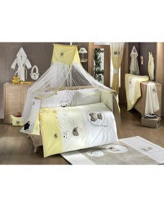 Комплект постельного белья Little Bear цвет стандарт 4 предмета арт KIDB Kidboo