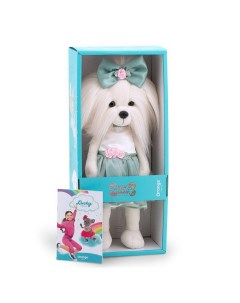 Мягкая игрушка Собачка Lucky Mimi Розовый бутон с каркасом 25 см Orange toys