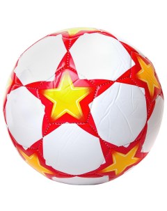 Футбольный мяч Junfa 22 23 см L398 желто красный Junfa toys