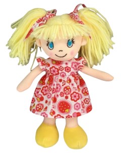 Кукла мягконабивная 20 см платье в цветочек Abtoys