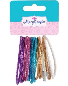 Набор резинок для волос 18 шт тонкие блестящие 455024 Mary poppins