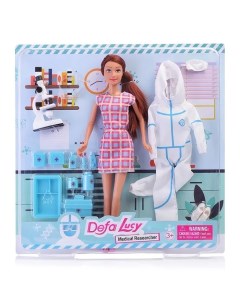 Кукла 8482 с аксессуарами в коробке Defa lucy