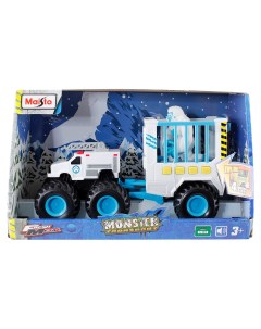 Машинка FM Monster Transport 4x4 Снежный человек 82266 Maisto