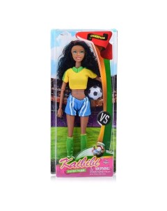 Кукла Футболистка 30 см в коробке Kaibibi