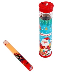 Интерактивная игрушка Дед Мороз и Снеговик Калейдоскоп голубой Nobrand