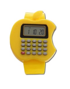 Детские электронные наручные часы калькулятор Яблоко Ripoma