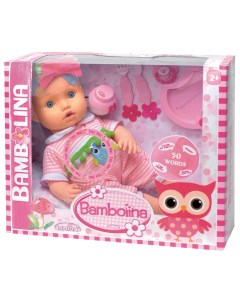 Кукла Bambina Bebe 42 см с аксессуарами для кормления звуковые эффекты Dimian
