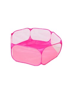Сухой бассейн манеж для шариков Розовый 120х120х38 см 5119107 Кнр