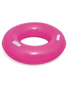 Круг надувной для плавания с ручками 36084 91 см розовый Bestway