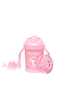 Поильник Mini Cup 230 мл Пастельный розовый Pastel Pink Возраст 4 m Twistshake