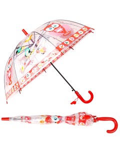 Зонт детский Совы с прозрачным куполом 50 см AN01183 Nobrand