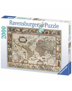 Пазл 2000 Карта мира арт 16633 Ravensburger
